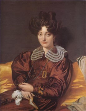  madame Tableaux - Madame Marie Marcotte néoclassique Jean Auguste Dominique Ingres